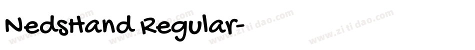 NedsHand Regular字体转换